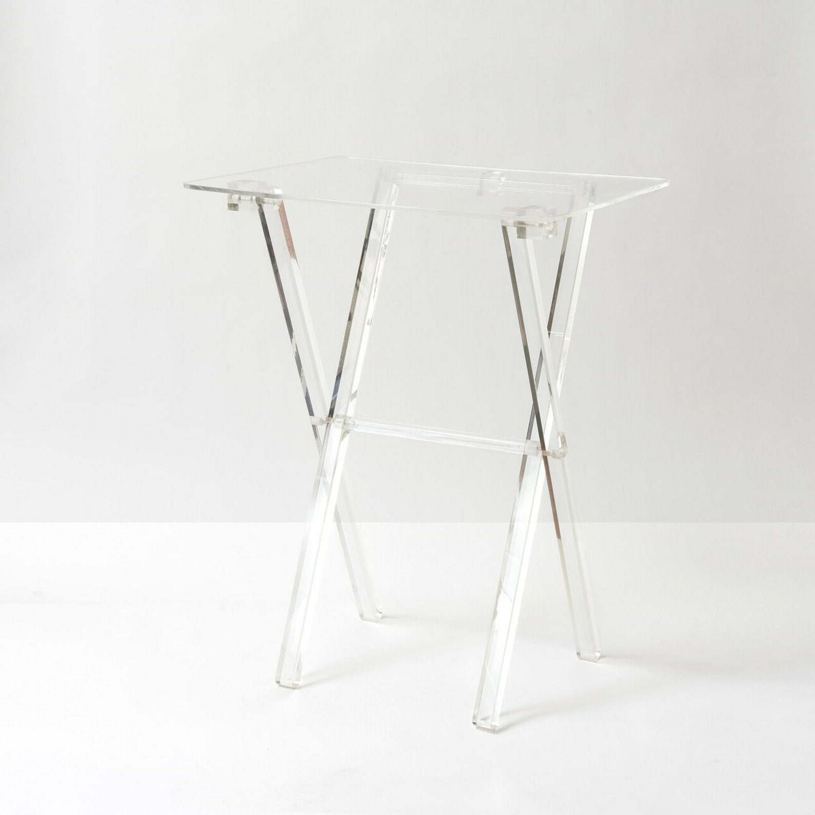 Clear Acrylic TV Tray Table Etsy