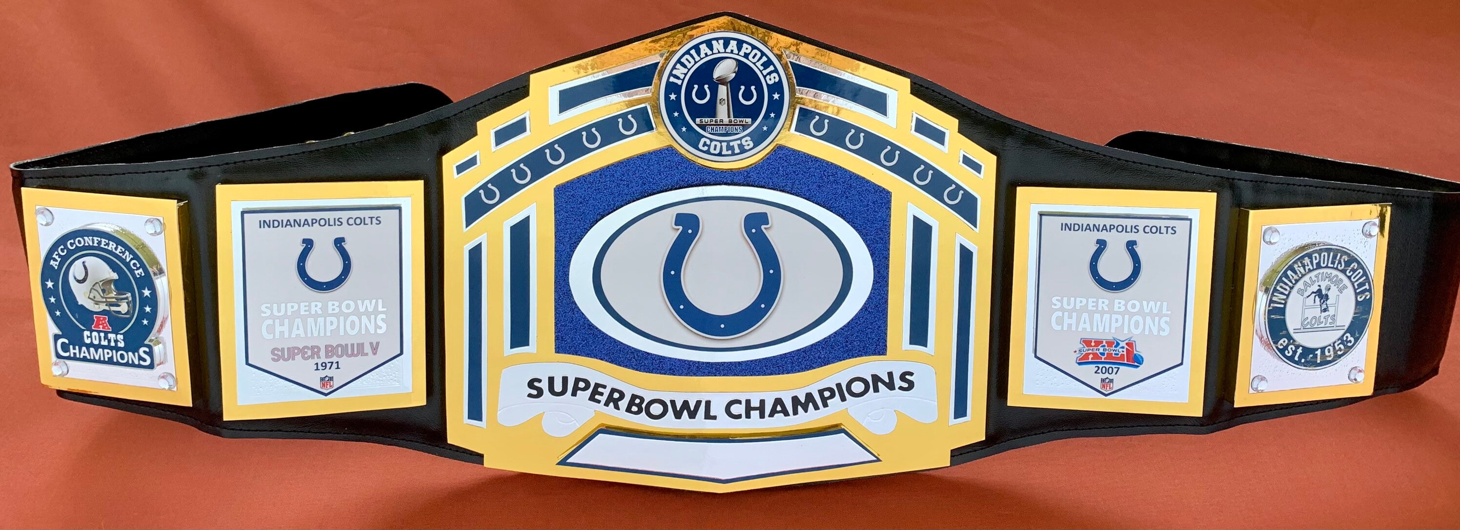 Indianapolis Colts Championship Belt Etsy