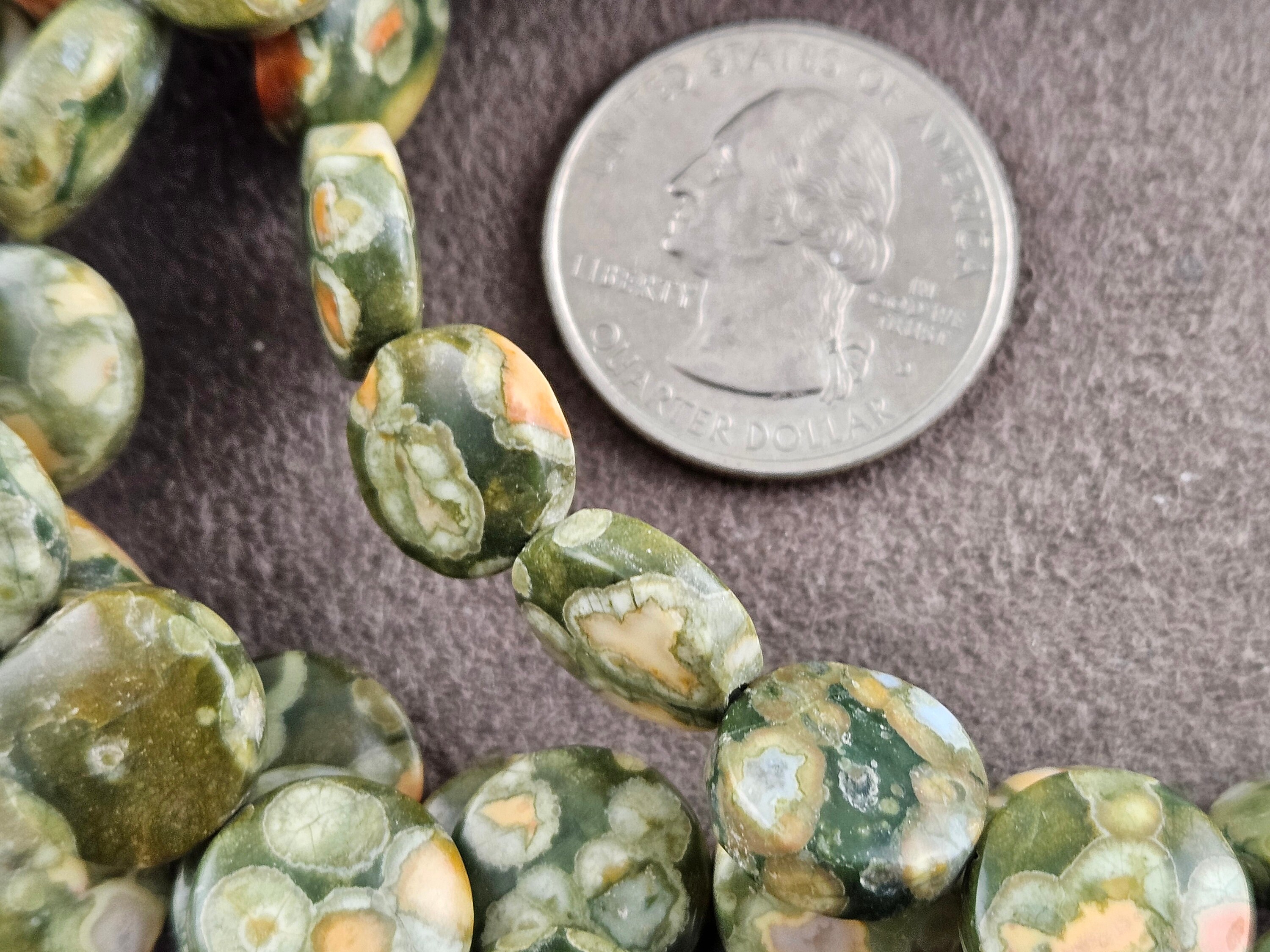 12mm Rhyolite Coin 8-inch From Dakota Stone DAK1275 - Etsy 12mm Rhyolite Coin 8-inch From Dakota Stone DAK1275 - Etsy