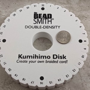 The Beadsmith Round Kumihimo Disk