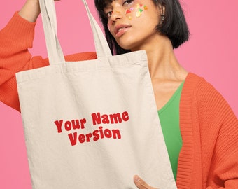 Su nombre Versión Tote Bag / Shopping Bag / Taylor's Version Inspired Bag / Eco-Friendly Cotton Shopper