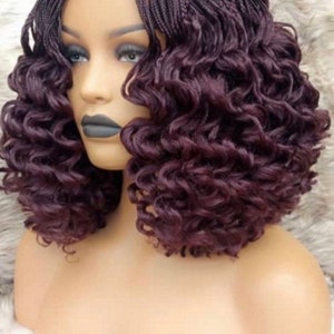 Pre Order handmade braided curly wig