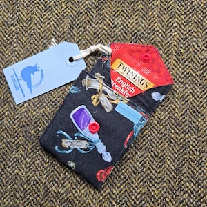 Pequeña cartera para té, porta té, lata de té, bolsa de té para viajes, obsequios o regalos