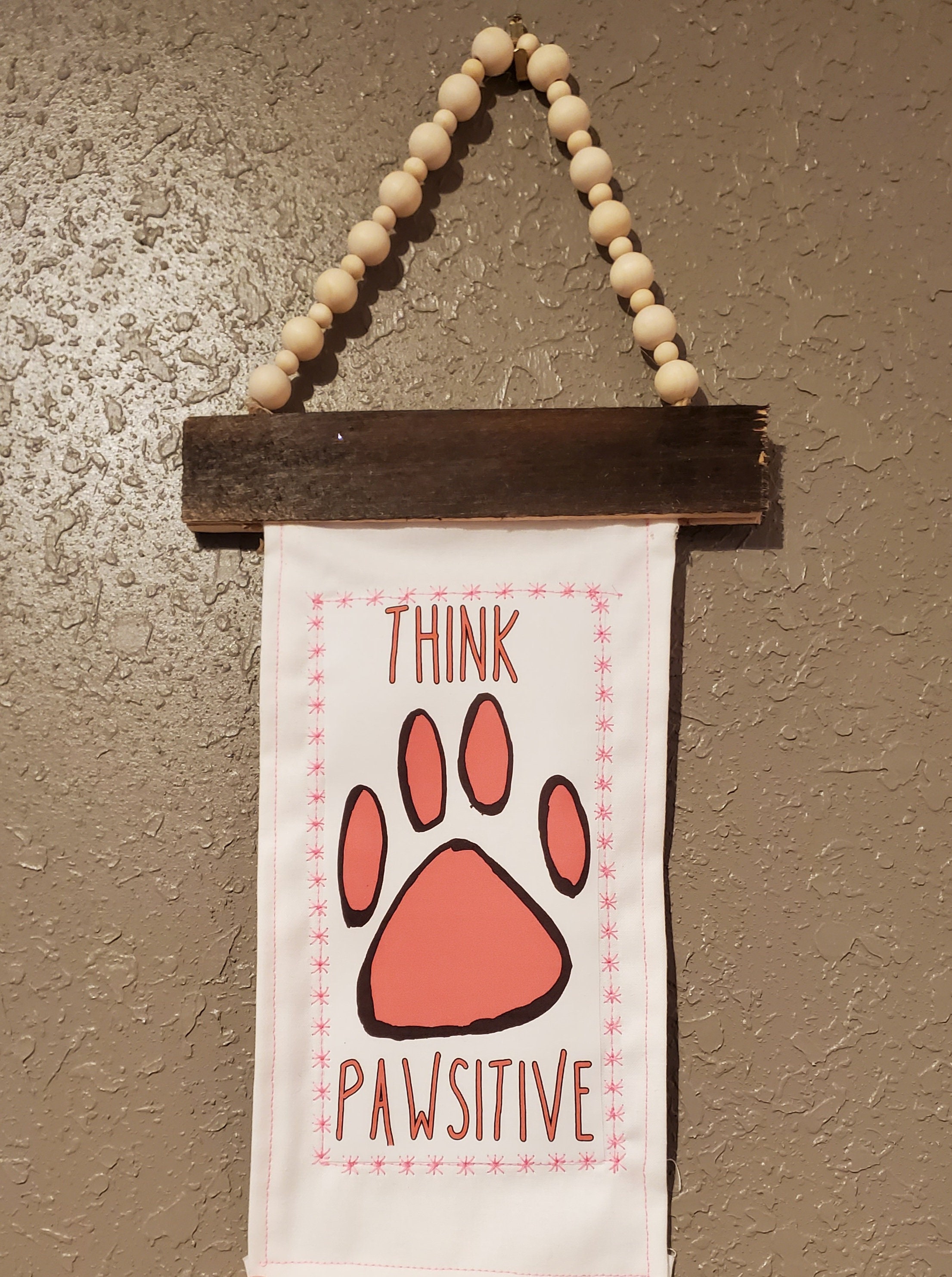 Positive Wall Artfabric Wall Hangingfabric Wall Hanging Etsy