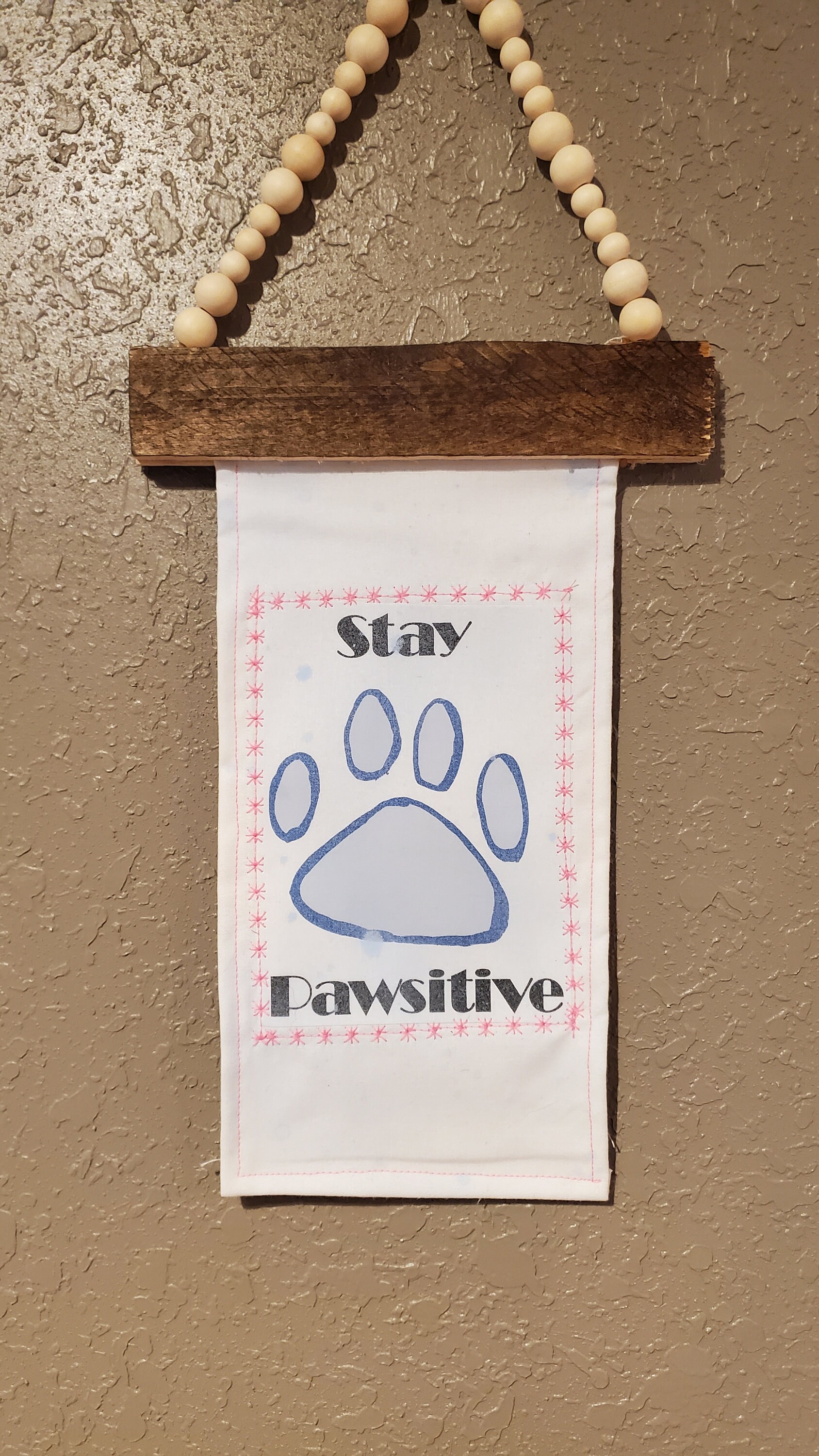 Positive Wall Artfabric Wall Hangingfabric Wall Hanging Etsy