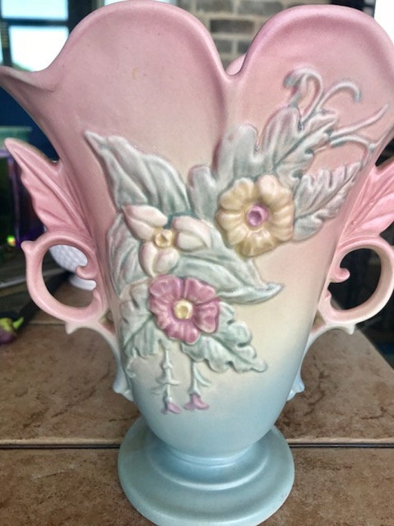 Vintage HULL Pottery WILDFLOWER VASE with Original Sticker Etsy