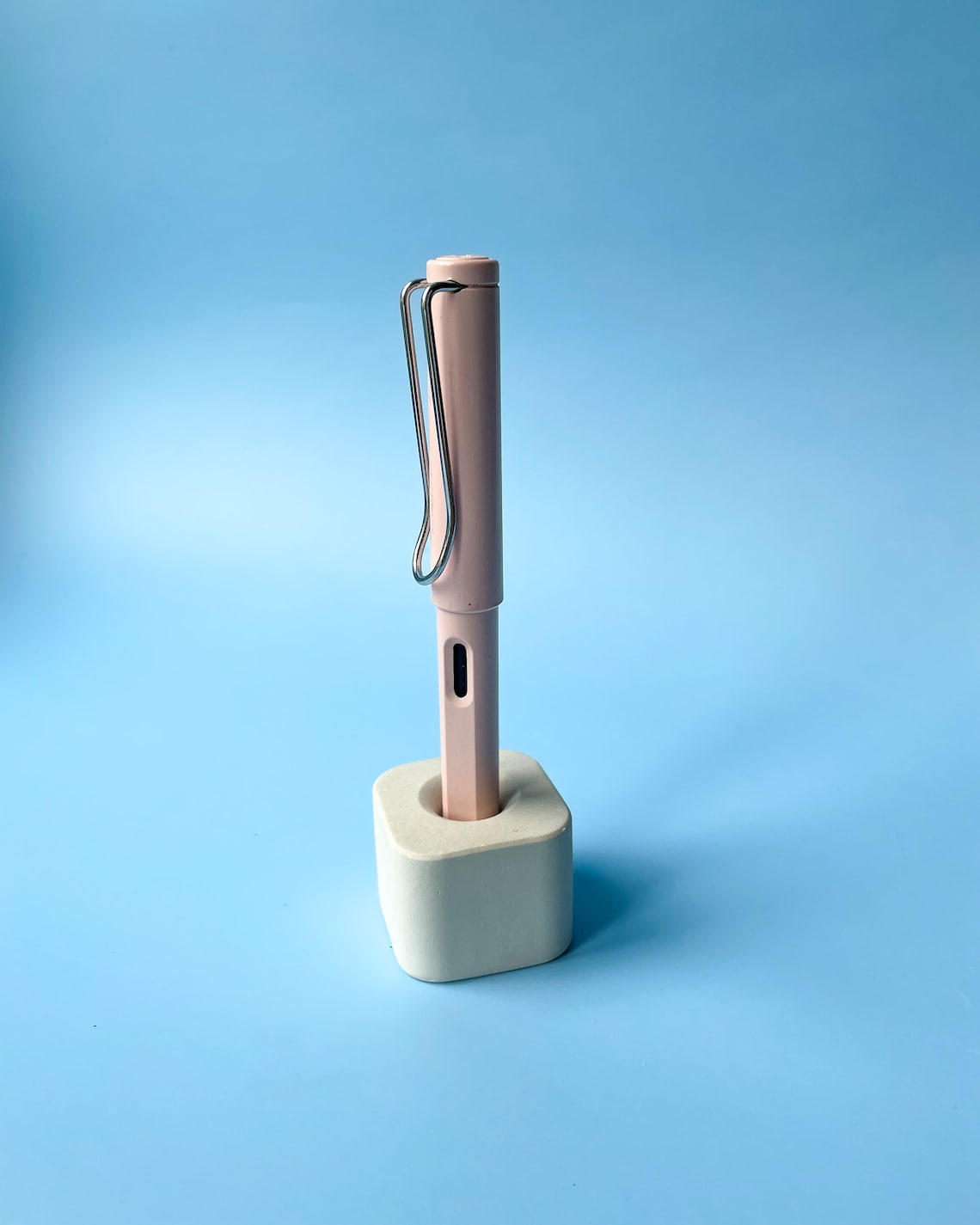 SET White office desk accessories pen holder card holder Etsy