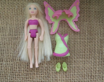 Vintage Polly Pocket, jambes articulées, danseuse articulée de poupée, ensemble X30