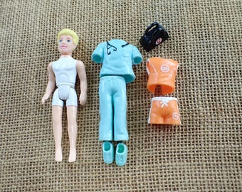 Vintage Polly Pocket 2002 Sparkle Style Studio Shani Doll Set K50