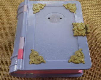 Vintage Bluebird Polly Pocket 1995 Glittrande sjöjungfruäventyrsbok - ENDAST