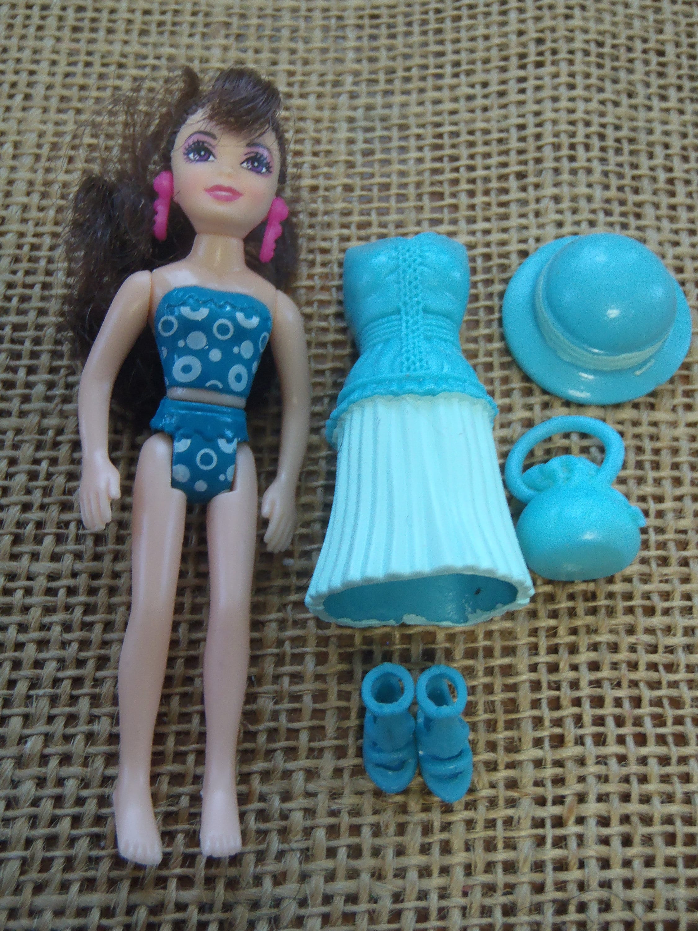 Fashion Polly Pocket Doll Figures Friends set