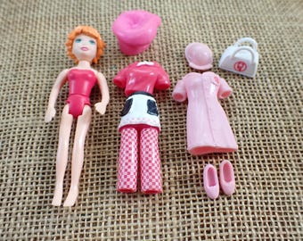Vintage Polly Pocket 2002 Snacktime Scooters Doll Set Z26 - Etsy