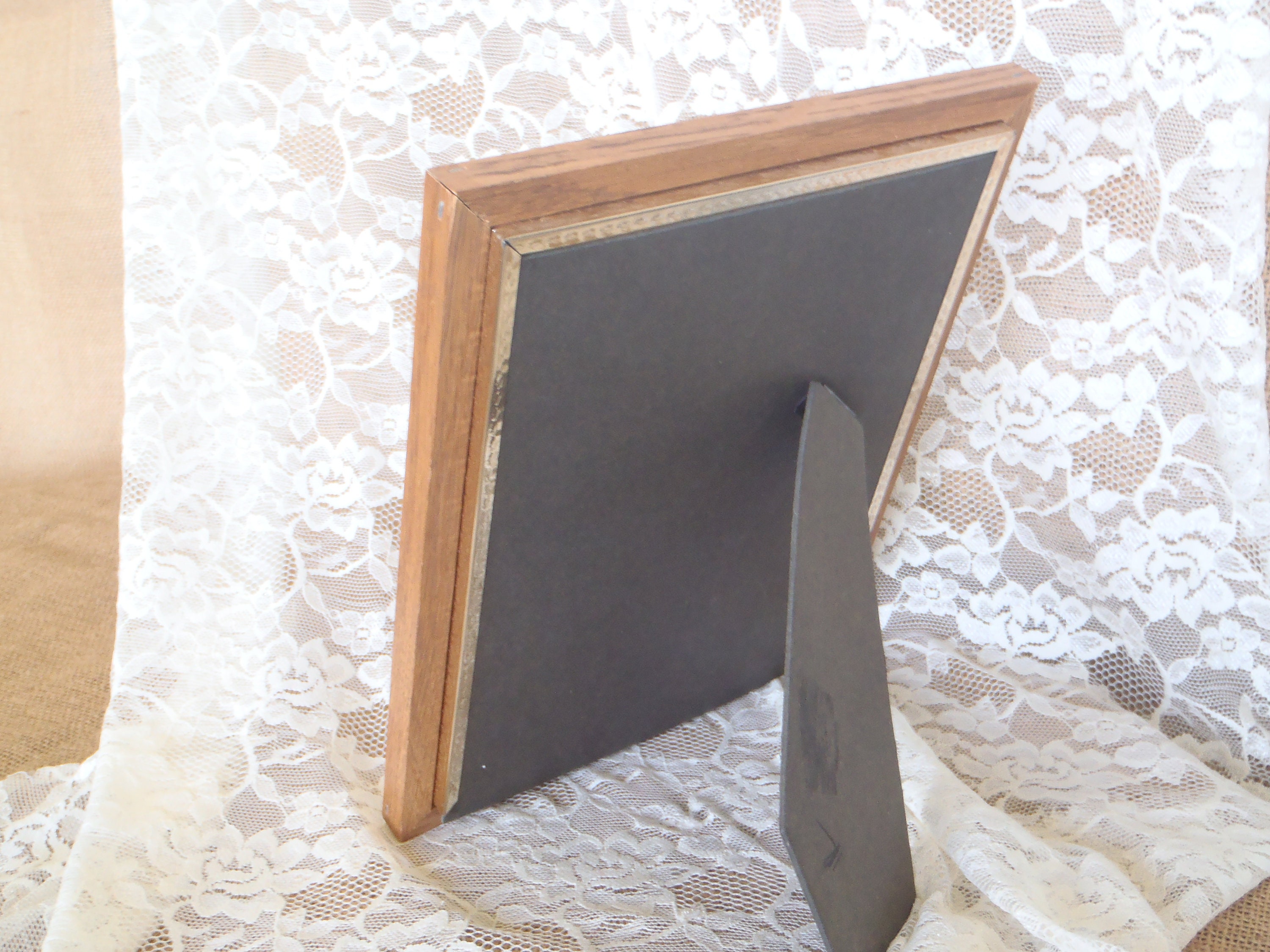 Vintage Ornate Gold Filigree Wood & Metal Picture Shabby Frame 8 X 10 ...