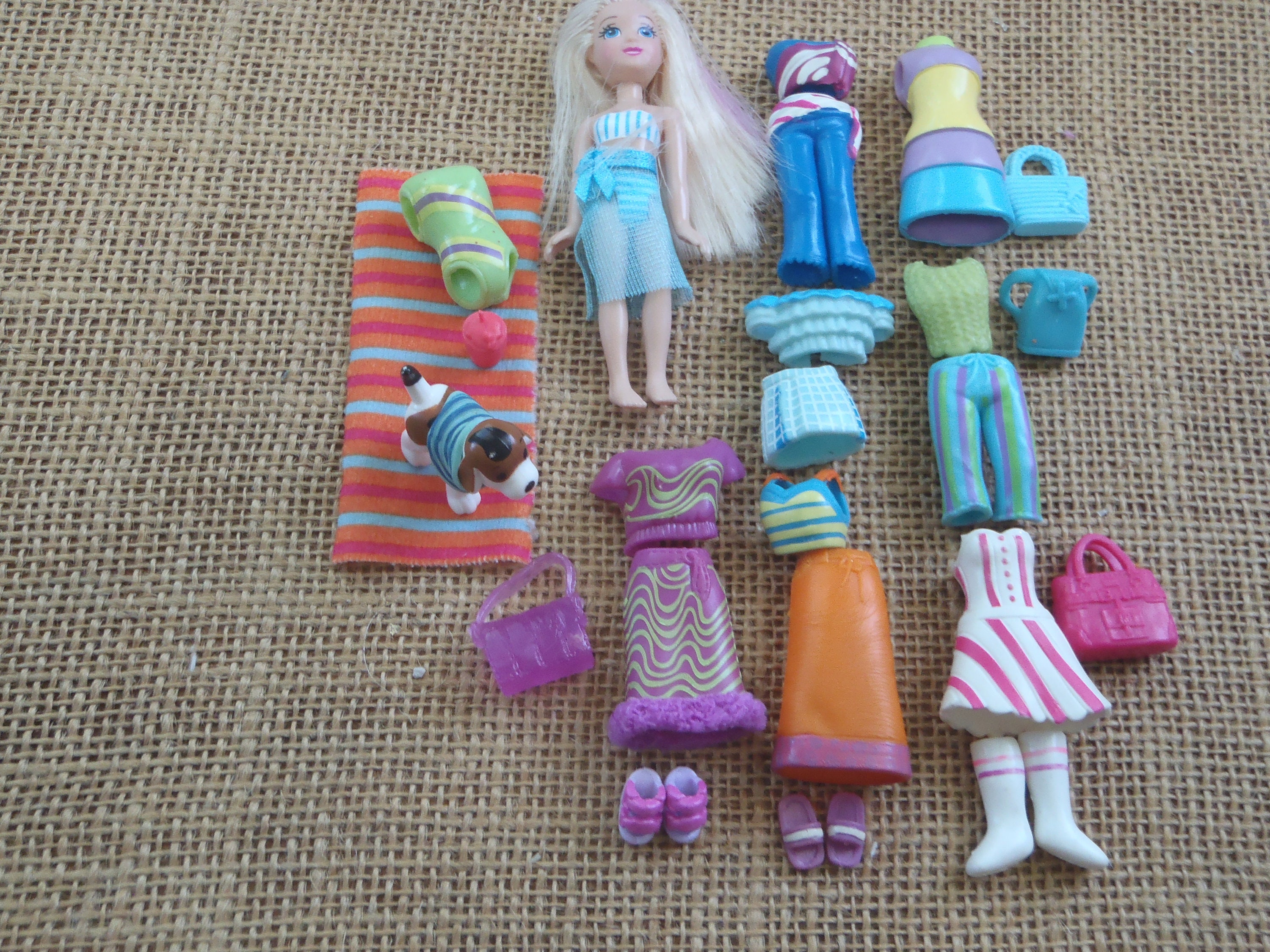 Fashion Polly Pocket Doll Figures Friends set
