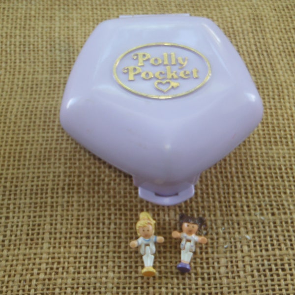 Vintage Bluebird 1994 Polly Pocket Slumber Party Compact  - Complete