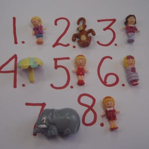 Vintage Bluebird Polly Pocket 1989 Figuren Puppen Gruppe 1- You Pick