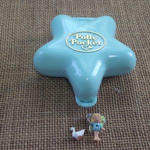 Vintage Bluebird Polly Pocket 1992 Fairy Wishing World Compact - Complete