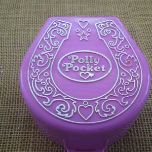 Vintage Bluebird Polly Pocket 1994 Pony Ridin&#39; Show Compact ONLY