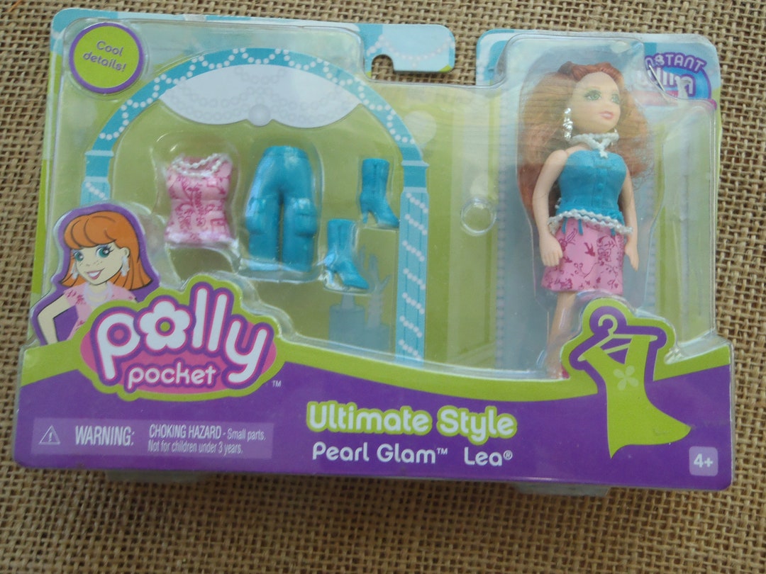 Buy Vintage Polly Pocket Ultimate Style Pearl Glam Lea Fashion Doll Earring  Doll Set NIB New Online in India