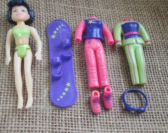Vintage Polly Pocket 2002 Splashin Fashion Snack Shack With Ana