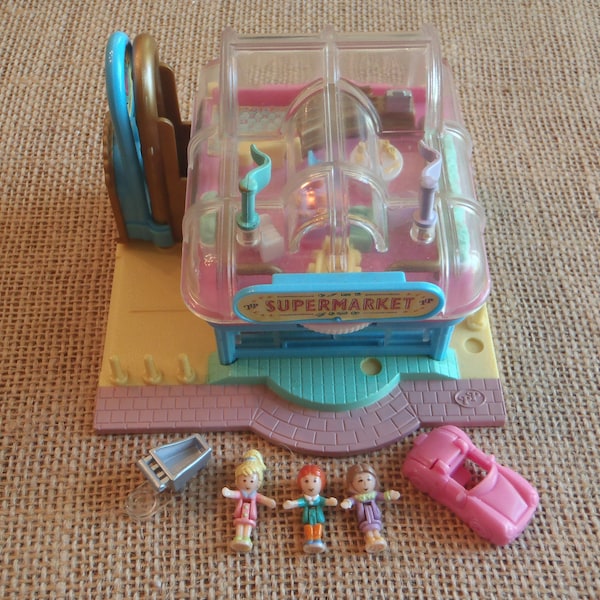 Vintage Bluebird Polly Pocket 1995 Supermarket Store