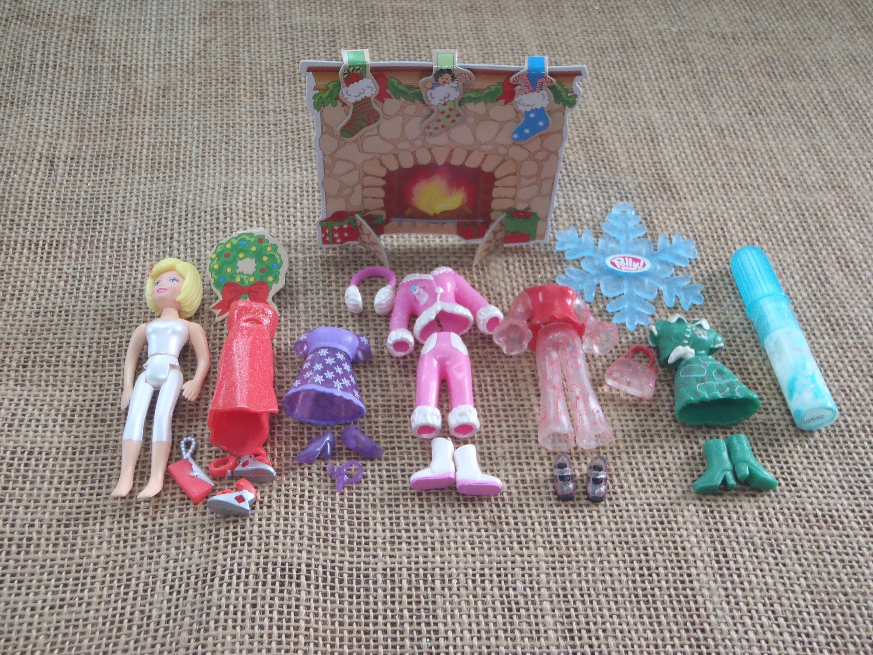 Vintage Polly Pocket 2003 Holiday Dazzle With Polly Set Z24 - Etsy