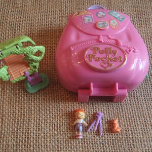 Vintage Bluebird Polly Pocket 1996 Jungle Adventure Compact