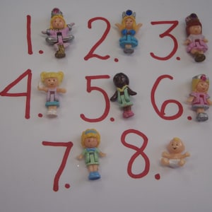 Vintage Bluebird Polly Pocket 1992 Figures Dolls Group 10- You Pick