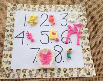Vintage Bluebird Polly Pocket Dockor 1996 Glittrande Sjöjungfrufigurer Grupp 26 - Du väljer