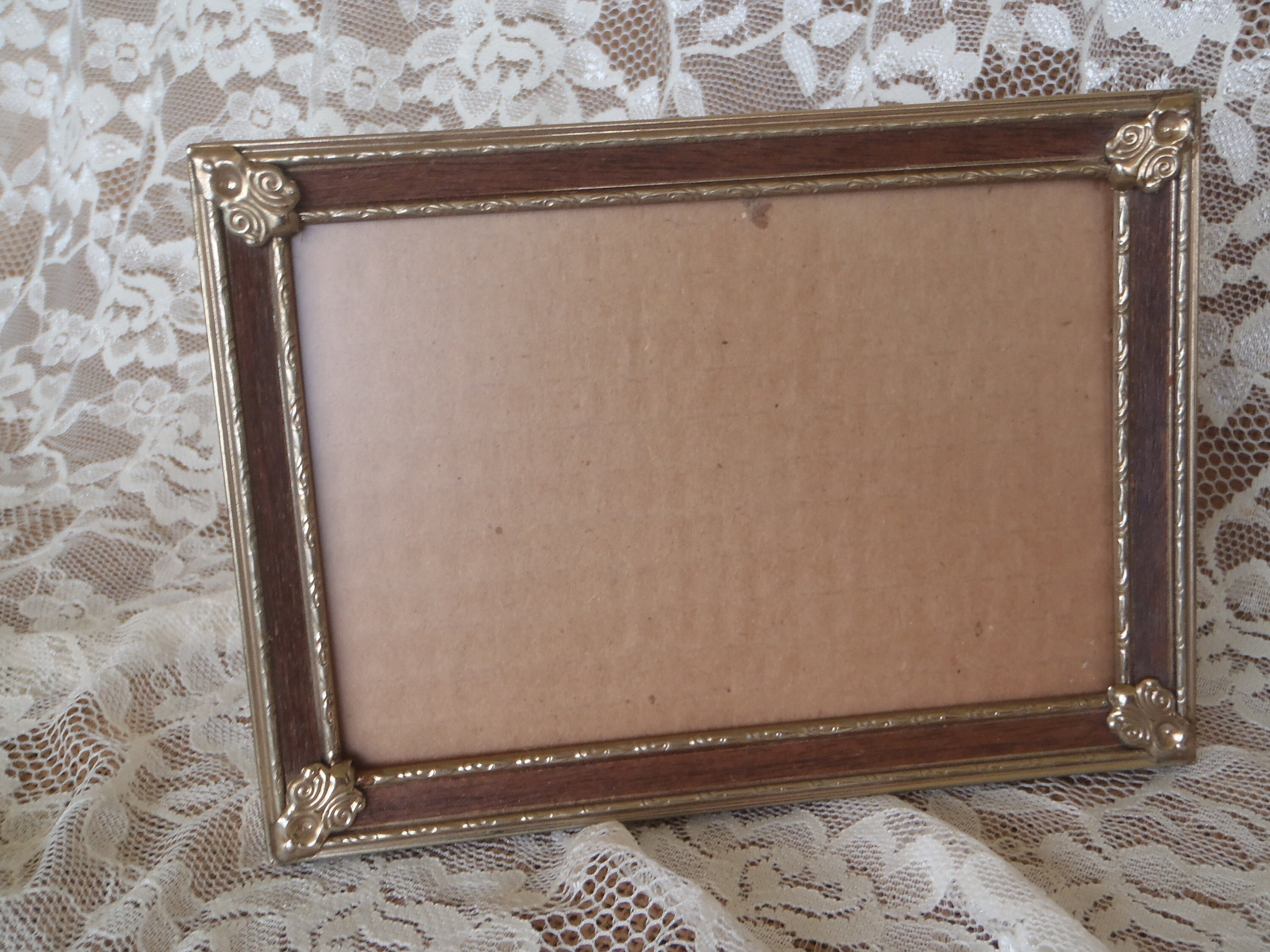 Vintage Ornate Gold Filigree Metal Picture Shabby Frame 5 X 7 I - Etsy