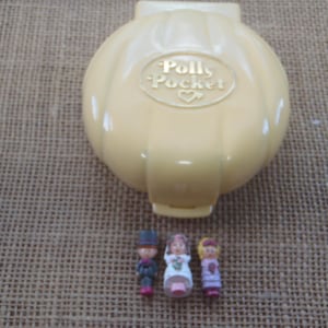 Vintage Bluebird Polly Pocket 1989 Bridesmaid Wedding Compact
