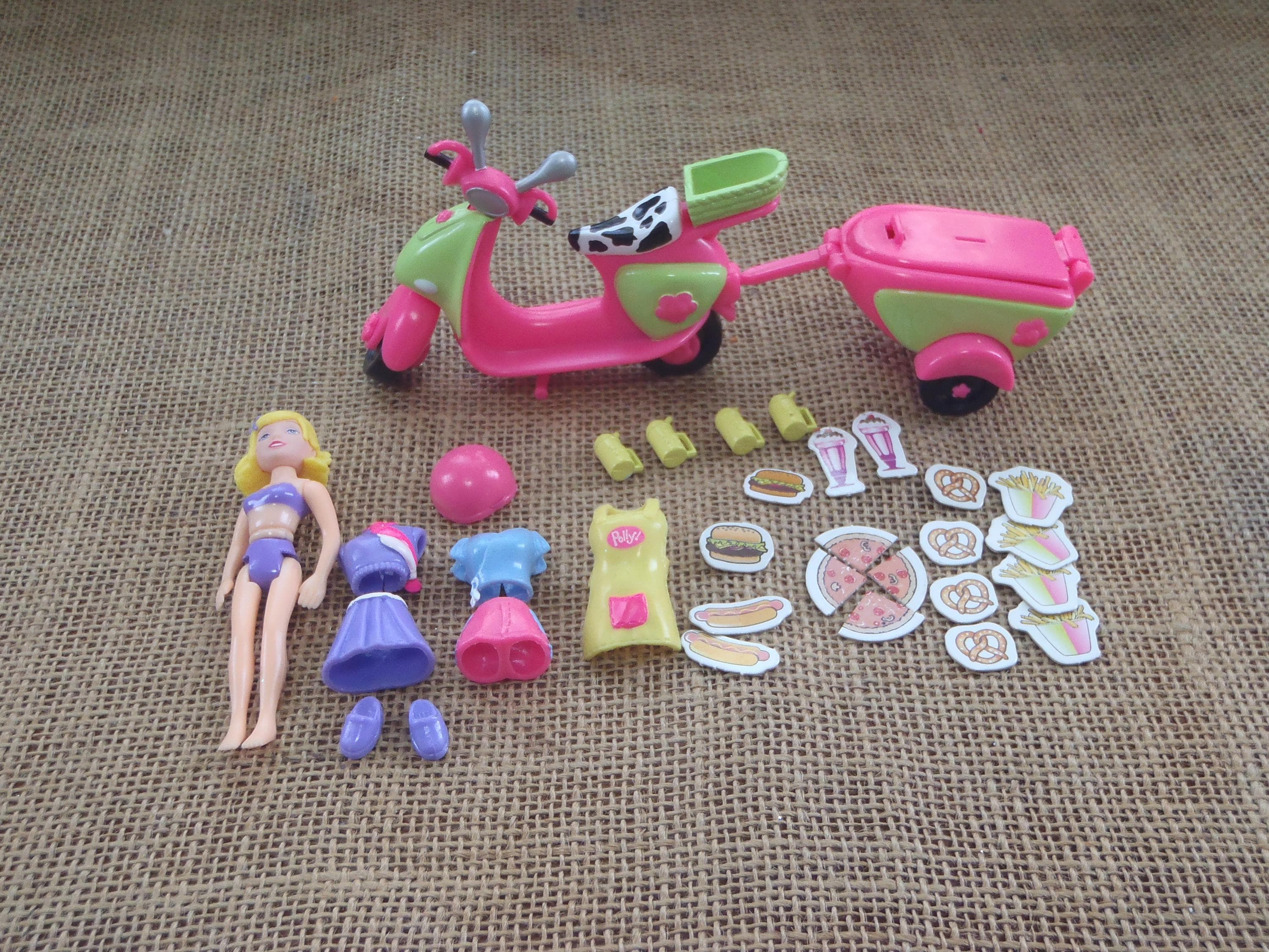 Vintage Polly Pocket 2002 Snacktime Scooters Doll Set Z26 - Etsy