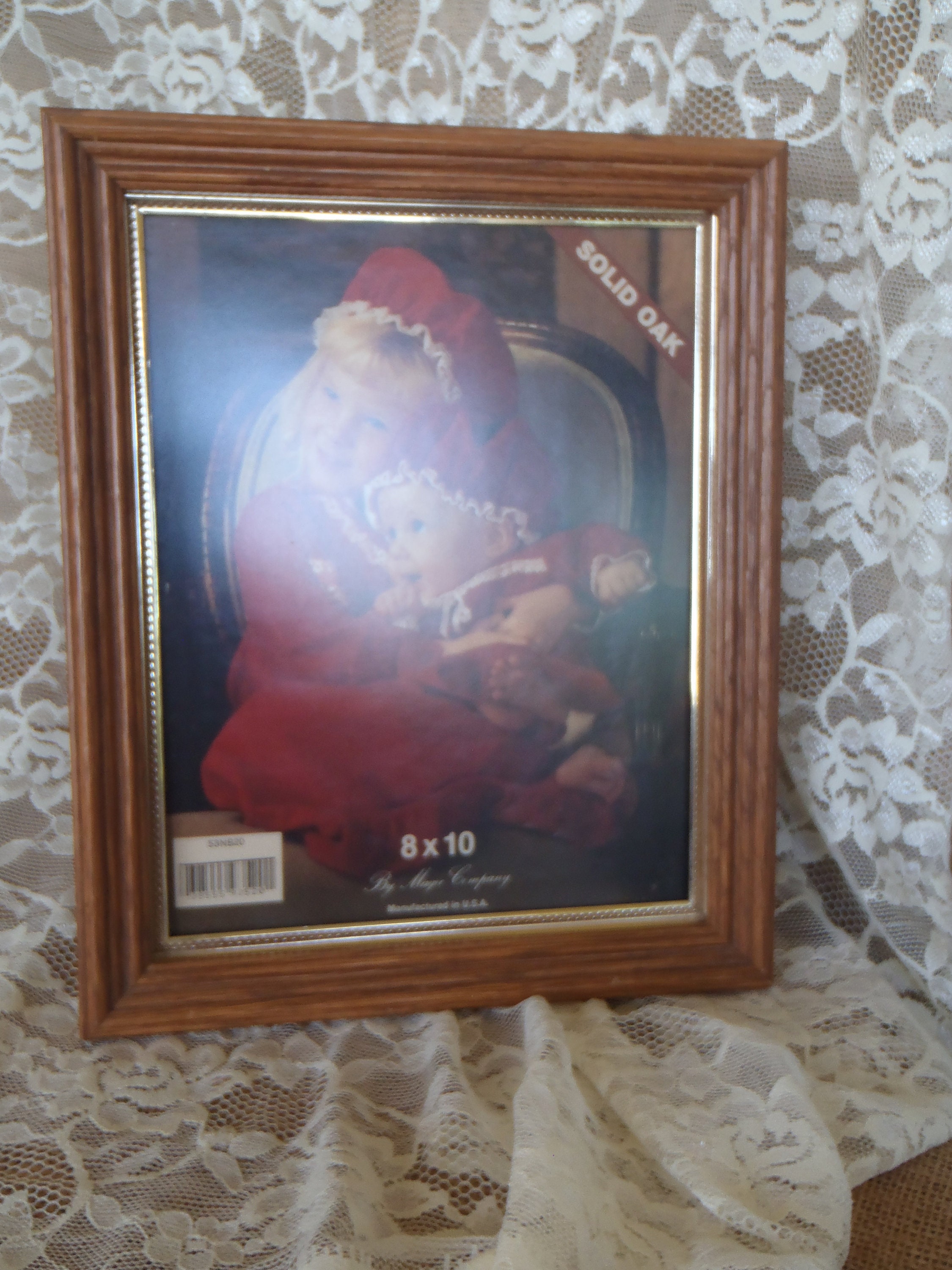 Vintage Ornate Gold Filigree Wood & Metal Picture Shabby Frame 8 X 10 ...