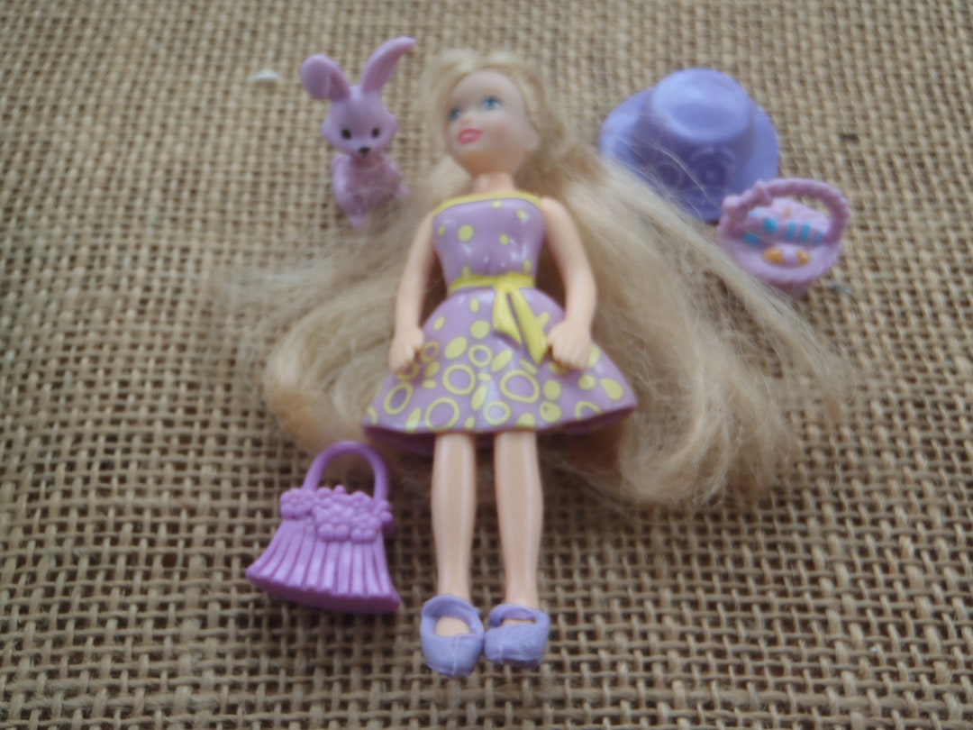 Vintage Polly Pocket Easter Egg Hunt Doll Set J12 Etsy