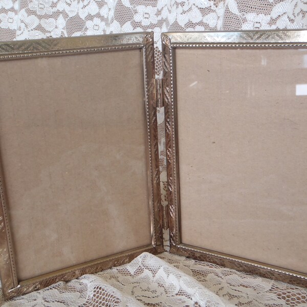 Triple 8x10 Hinged Picture Frame Etsy