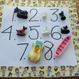 Figuras vintage de Polly Pocket Bluebird de 1991 Dream World, grupo de animales 8E - Tú eliges