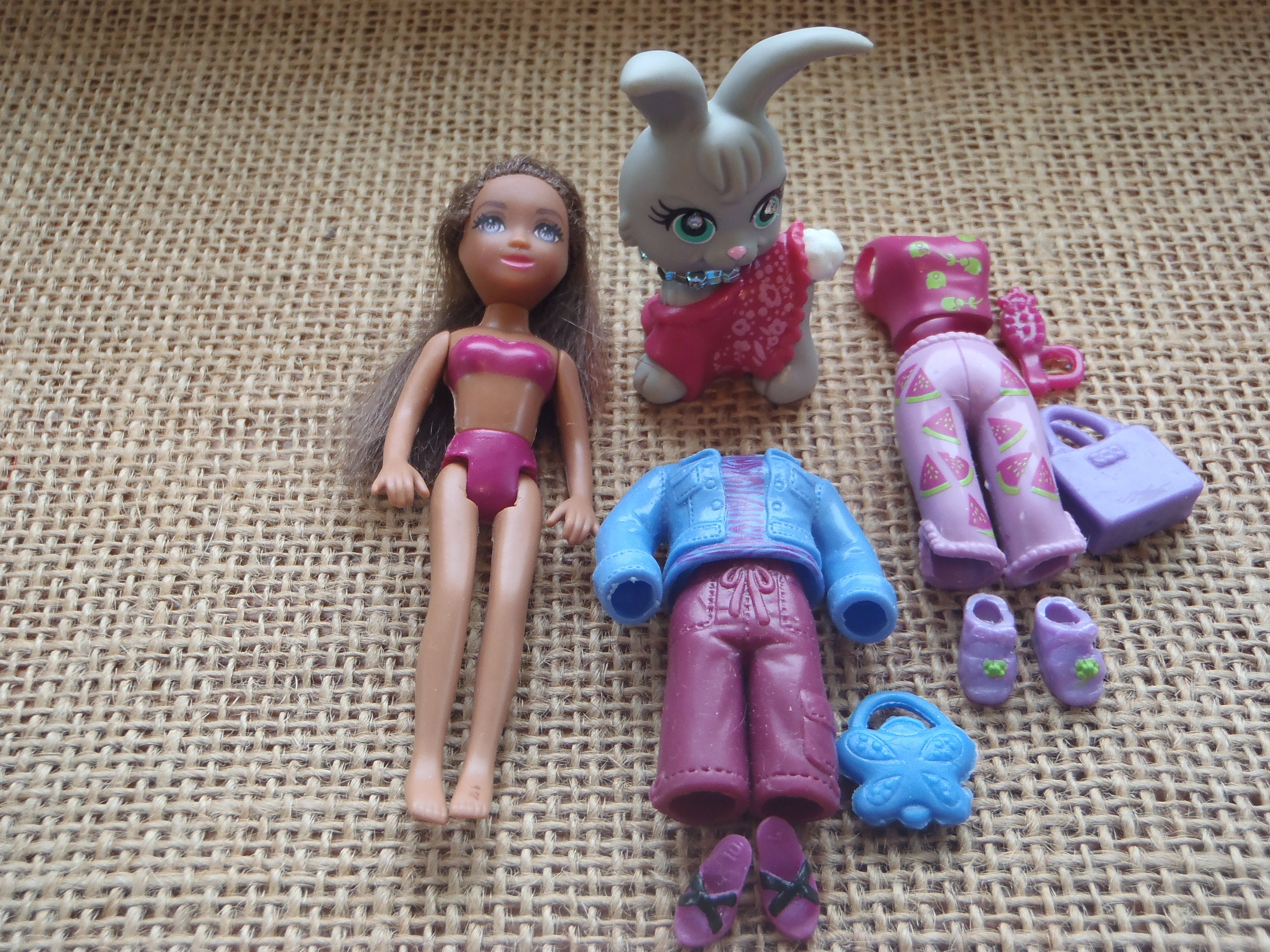 Vintage Polly Pocket Easter Set With Bunny Dolls P97 Etsy UK