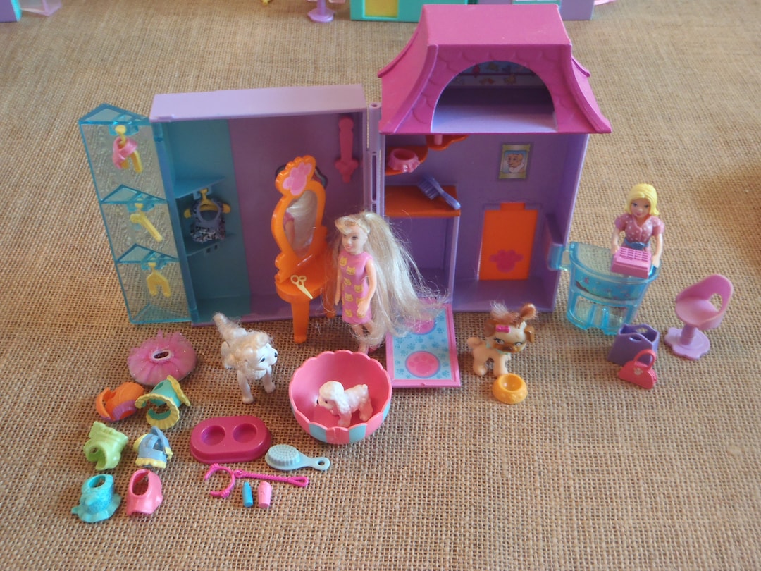 Mattel Polly Pocket Salon De Mascotas Polly Pocket Veterinaria