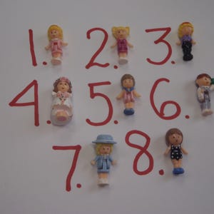 Vintage Bluebird Polly Pocket 1989 Figures Dolls Group 2 - You Pick