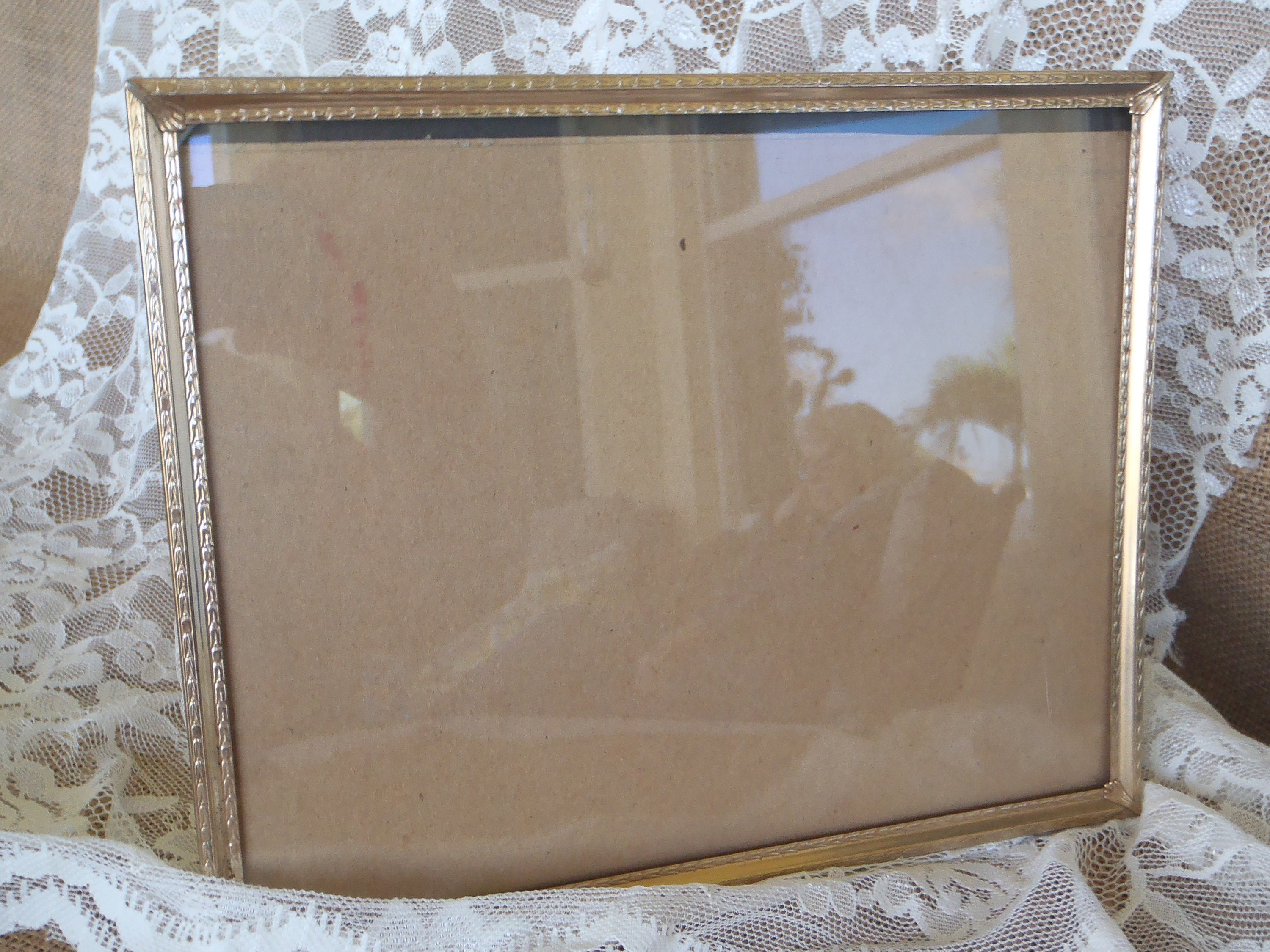 Vintage Etched Ornate Gold Metal Picture Shabby Picture Frame 8 X 10 - Etsy
