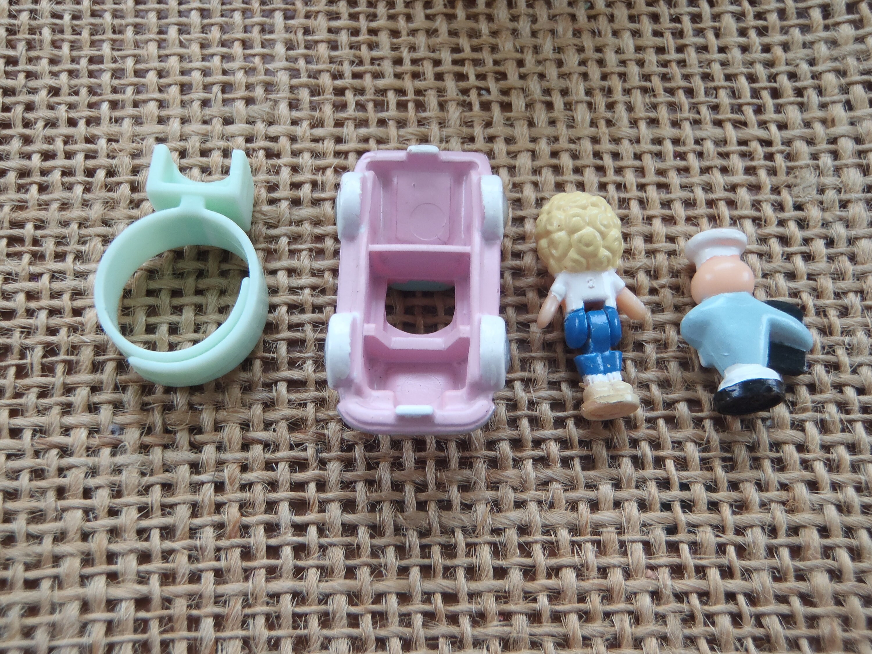 POLLY POCKET ROND 50's Diner bague ring incomplet 1991 bluebird EUR 31,99 - FR