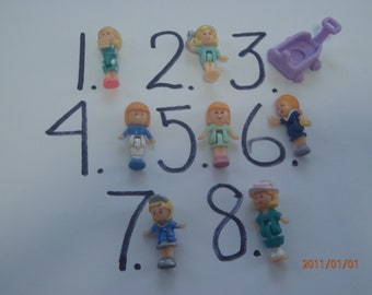 Vintage Bluebird Polly Pocket 1993 Figures Dolls Group 13- You Pick