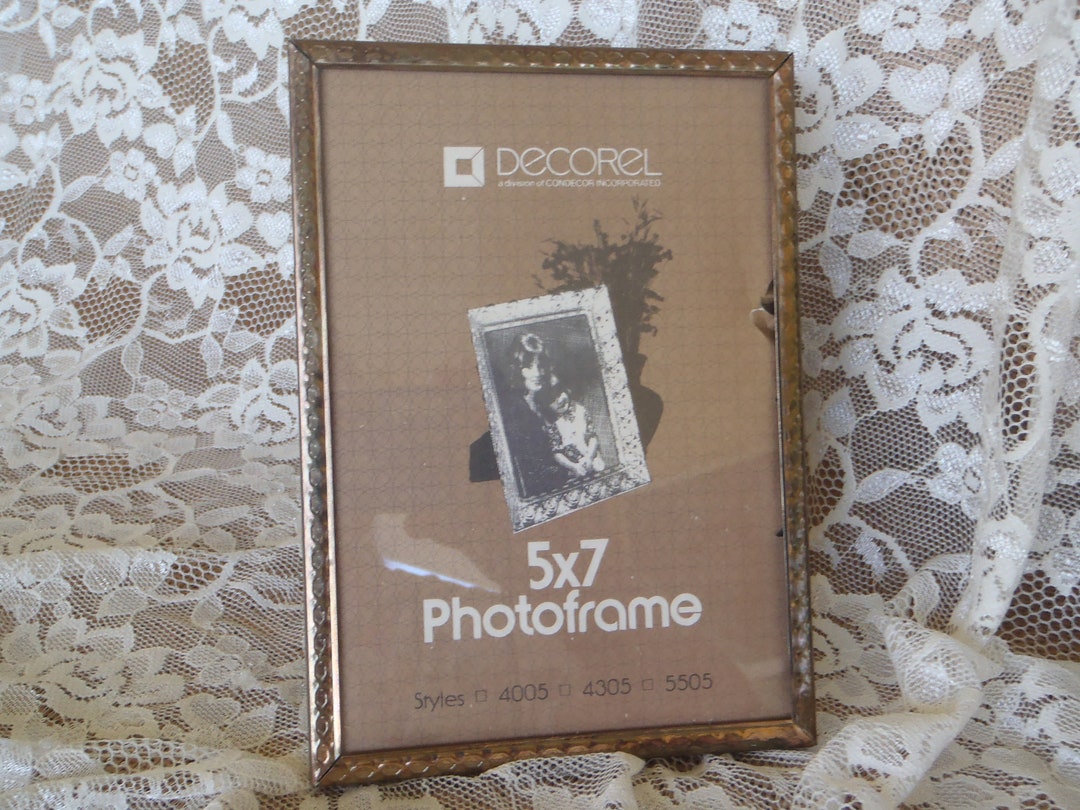 Vintage Ornate Gold Filigree Metal Picture Shabby Frame 5 X 7 - Etsy