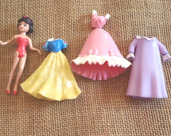 Conjunto de ropa vintage para muñeca Polly Pocket Disney Princess Blancanieves E41