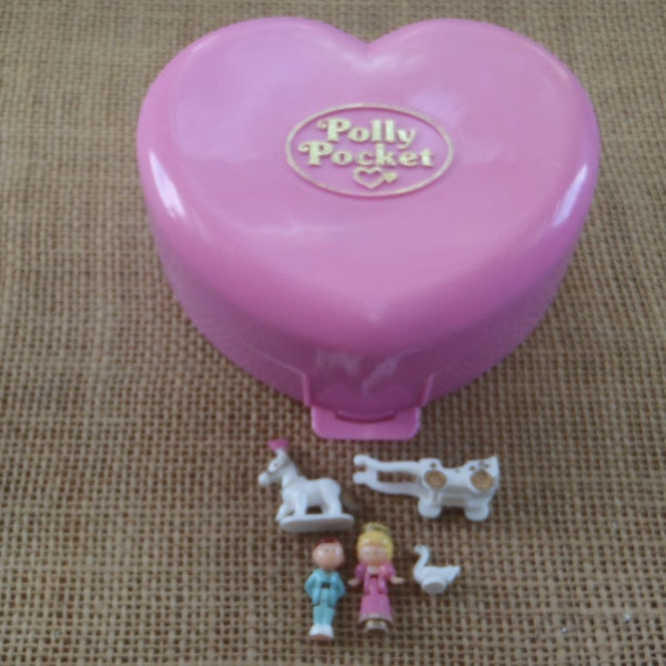 Vintage Bluebird Polly Pocket 1992 Starlight Compact - Complete