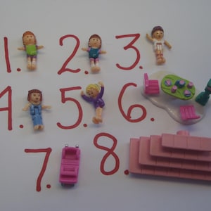 Vintage Bluebird Polly Pocket 1995 Figures Dolls Group 33 - You Pick