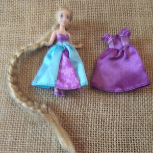 Vintage Polly Pocket Disney Princess Rapunzel Doll Outfits Set G2