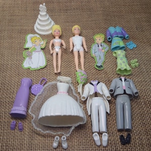 Vintage Polly Pocket Polly Dream Wedding with Polly & Rick 2003 B4