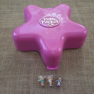 Vintage Bluebird Polly Pocket 1993 Fairylight Compact - Complete