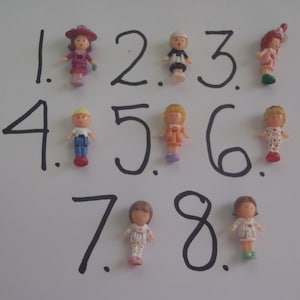 Vintage Bluebird Polly Pocket 1990 Figures Dolls Group 5 - You Pick